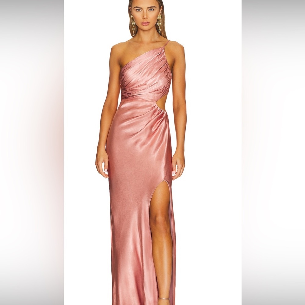 Asymmetrical Shona Joy Antique Rose Dress